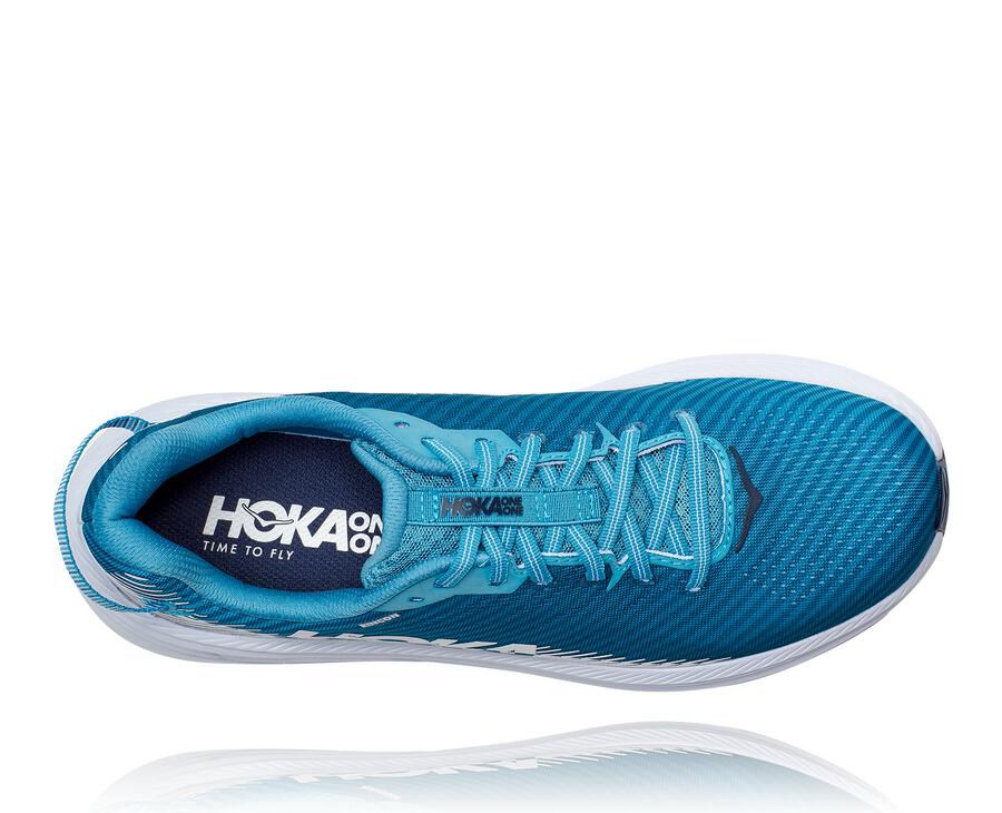 Hoka One One Koşu Ayakkabısı Erkek Mavi/Beyaz - Rincon 2 - HF0785342